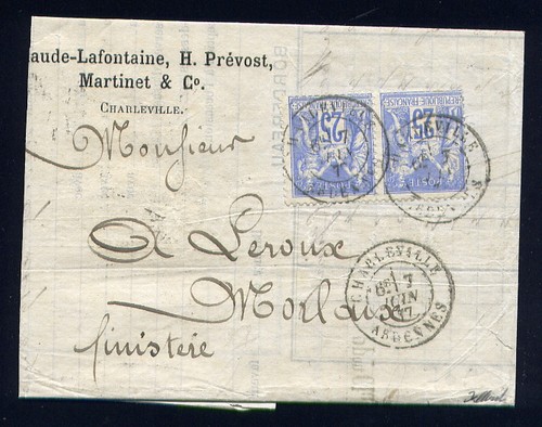 Rare lettre charleville - de,