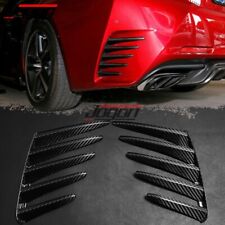 For Lexus RC200 RC300 RC350 F Sport 15-18 Carbon Fiber Rear Bumper Splitter Trim