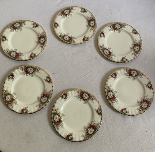 Lot assiettes a - de, 6
