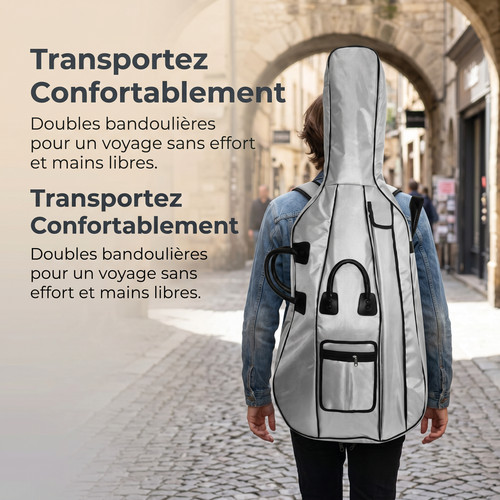 Sac violoncelle double - de,