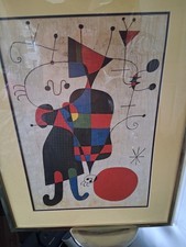 joan miro inverted personage Print