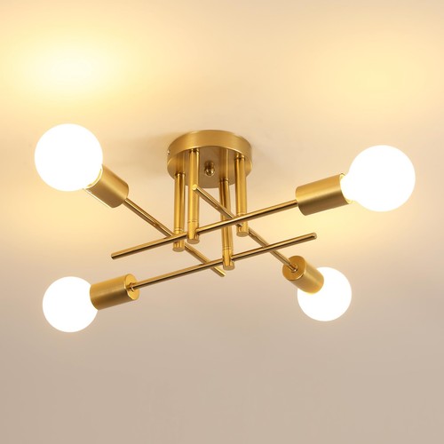 Lustre plafonnier industriel - plafonnier,