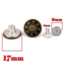 Boutons pression pour jeans