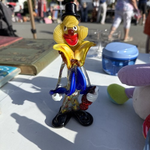 Sculpture statue clown en - de,