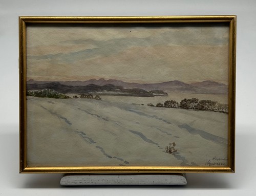 Peinture aquarelle 1926 - peinture,