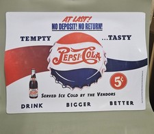 PLATEAU PEPSI COLA VINTAGE /