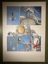 Affiche Hommage Hergé Tintin