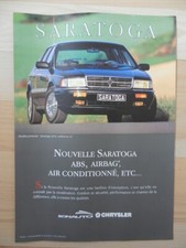 catalogue CHRYSLER Saratoga