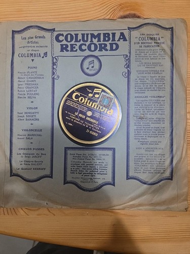 Columbia disque tours - disque,