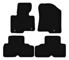 Tapis de sol en velours noir