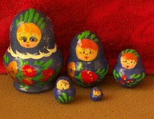 Handpainted  RUSSIAN NESTING