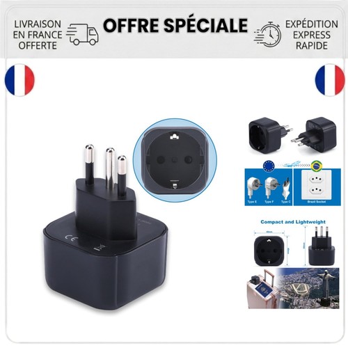 Adaptateur prise europe vers - europe,