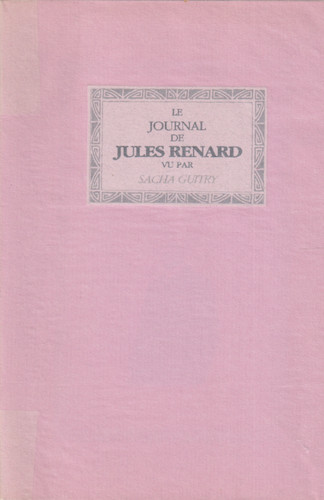 Journal jules renard vu - le,
