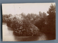 France, Ciboure, Ilot de la Nivelle vintage citrate print.  Citrate Print 