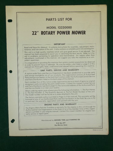 Western tool rotary power - tool,