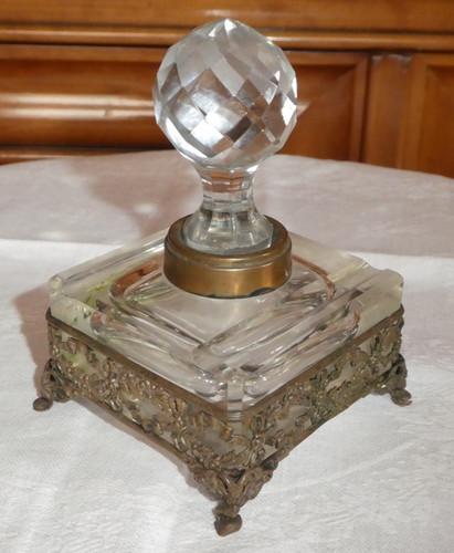 Ancien grand encrier - grand,