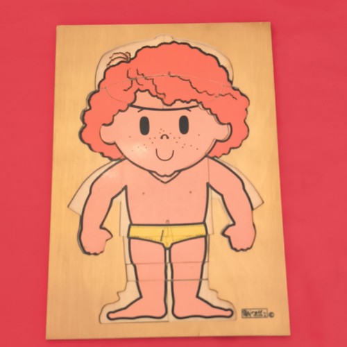 Puzzle éducatif bois - , vintage