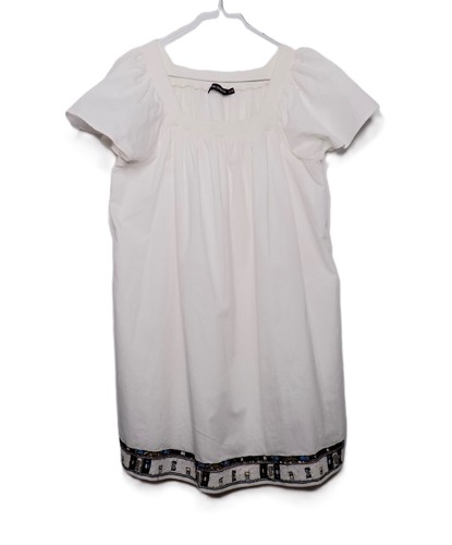Robe antik batik coton blanc - antik,
