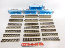 40X Märklin H0 AC 5106 Pièce De Rail M-Gleis 180 Mm Droite Mint Box #ED766-3