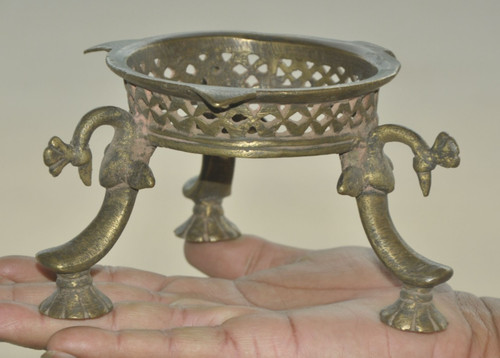 Ancien support pot tripode - pot,