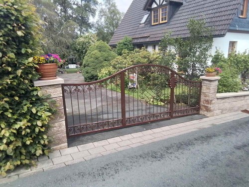 Portail jardin avec - jardin,