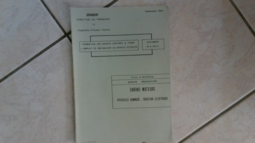 Sncf septembre 1976 - sncf-septembre, 1976-formation