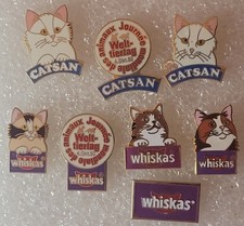 PINS PIN CATS FOOD WHISKAS CATSAN PIN CATS CATS COLLECTION 8 PINS