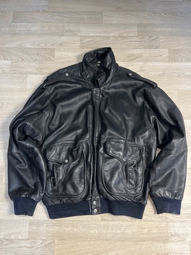 Blouson aviateur cuir - , xl