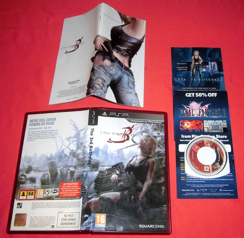 Psp the 3rd birthday cib - psp,