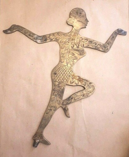 Plaque girouette figurine - plaque,
