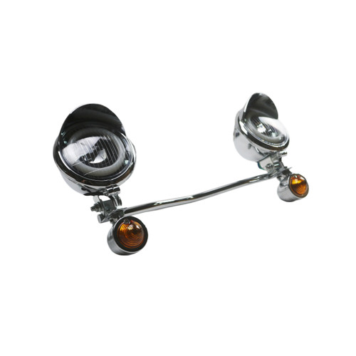 Moto passant spot - spot, fog