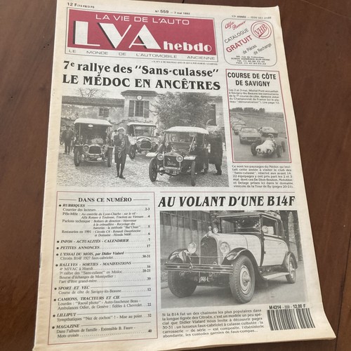 Vie auto n - l'auto, 1992