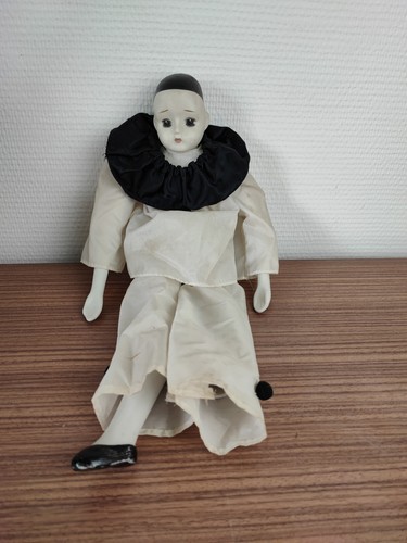 Ancien clown porcelaine - clown, en