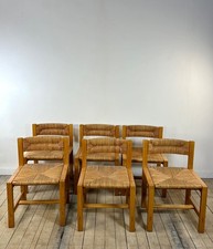 Série de 6 chaises en orme