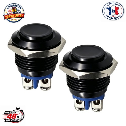 Bouton poussoir 12v momentané - 12v,