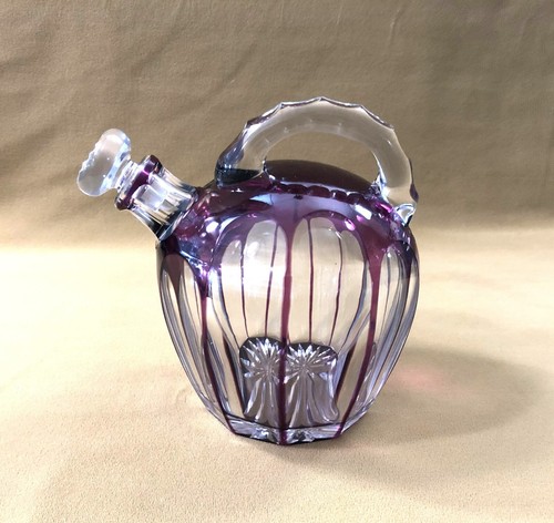Carafe melon cristal overlay - carafe,