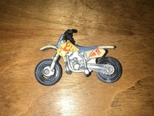 Maisto Mini BMX Dirtbike Motorcycle 2” Mini #8 Vintage Small Plastic Flames