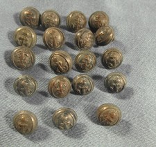 20 boutons de 10/11/12  mm de