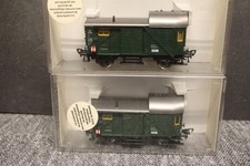 Fleischmann HO CC. lot de 2 wagons de fin de convoi. Réf: 5301,TBE, OVP.