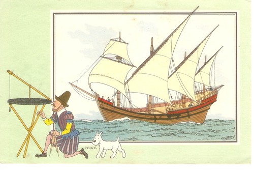 Herge grande carte - grande, bd
