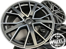 GENUINE AUDI 20 INCH A6 S6 C8 4K 4K0601025AB WHEELS SET TWO TONE TITANIUM 8.5J x 2