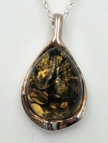 Ambre designer pendentif 925 - designer,