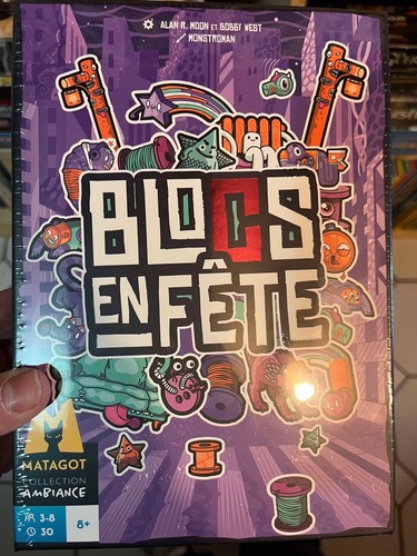Jeu société neuf blocs - société,