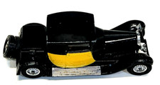 Matchbox 1/64 1928 Bugatti Type 44 Yesteryear 1983 Black Model Car
