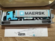 Herpa 1:87 Camion Mercedes MAERSK Star-Transportation En OVP Non Utilisé