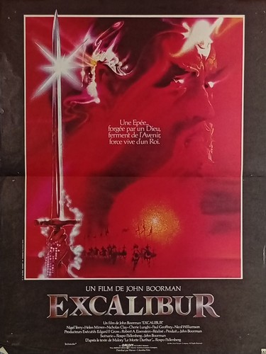 Excalibur affiche de cinema - affiche,