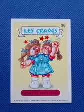 Les Crados / Carte numéro 38 en très bon état / French Garbage Pail Kids.