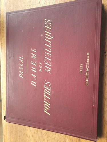 Barème des poutres - des,