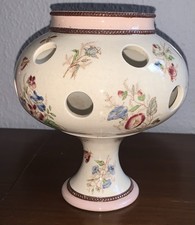 superb old earthenware crocus pot from Longchamp or Sarreguemines?