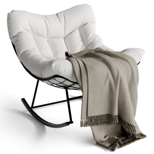 Chaise bascule oeuf acier - bascule,